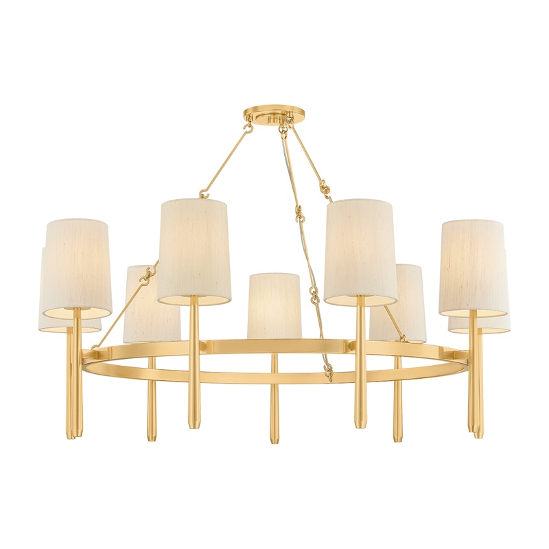 Bridgeton 9-Light Chandelier Aged Brass