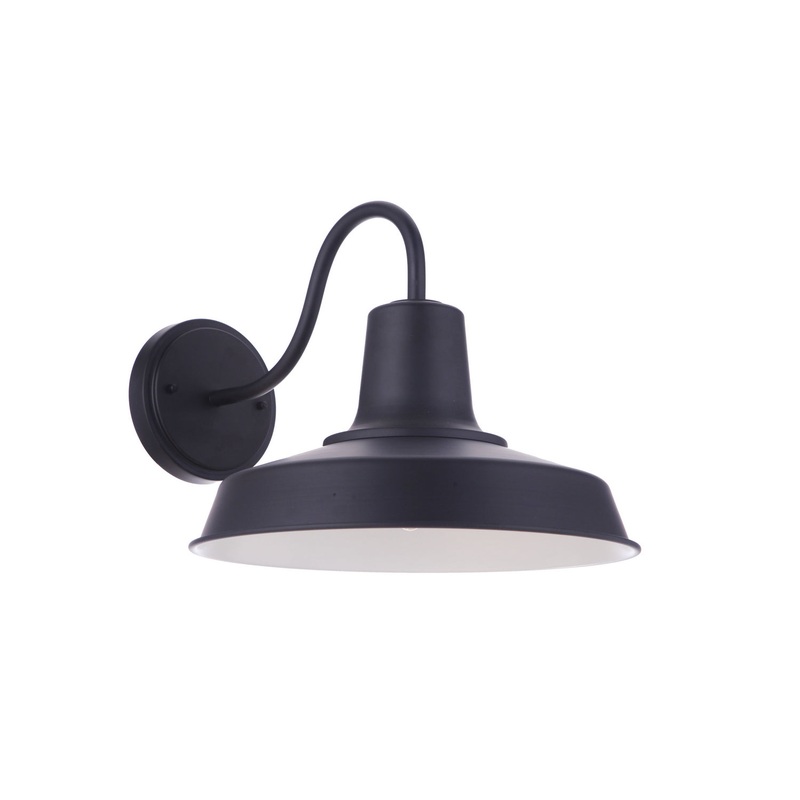 Craftmade ZA5704-MN Briscoe One Light Outdoor Wall Mount Midnight