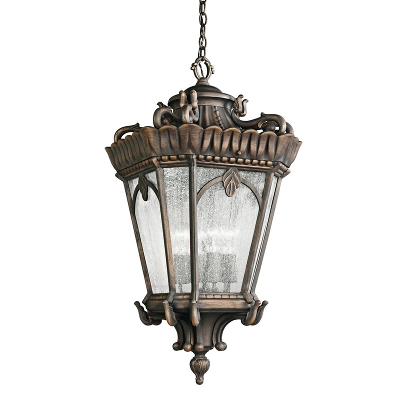 Kichler 9564LD Four Light Outdoor Pendant, Londonderry
