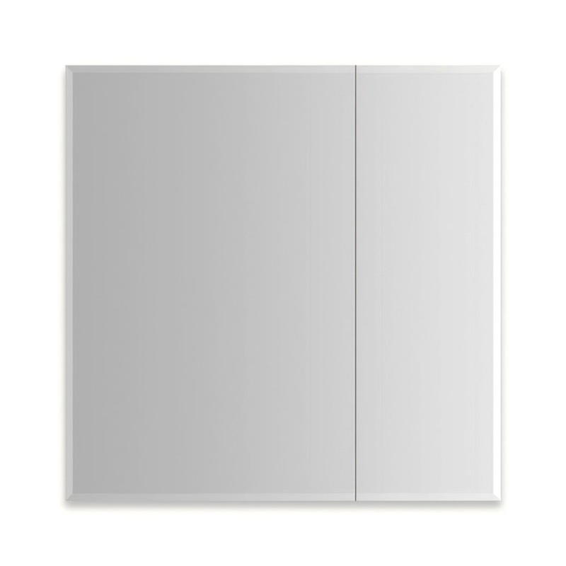 Medicine Cabinet M Series Reserve 30 x 30 x 6 Inch 2 Doors Mirrored Polished Edge/Electric