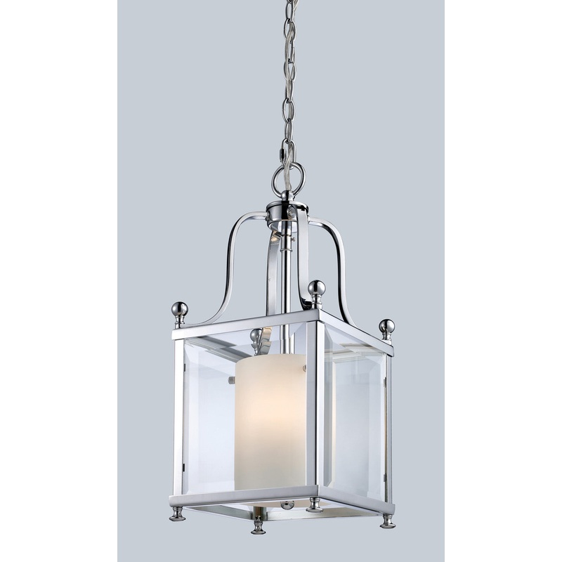 Three Light Pendant from the Fairview Collection in Chrome Finish by Z-Lite