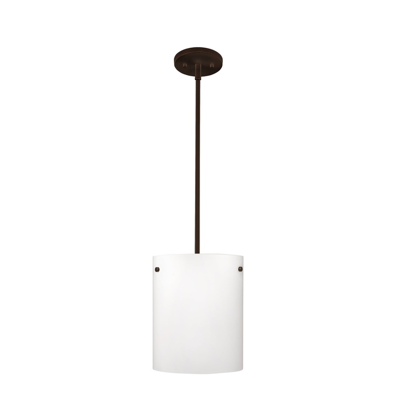 Besa 1TT-400607-LED-BR Tamburo One Light Pendant Bronze
