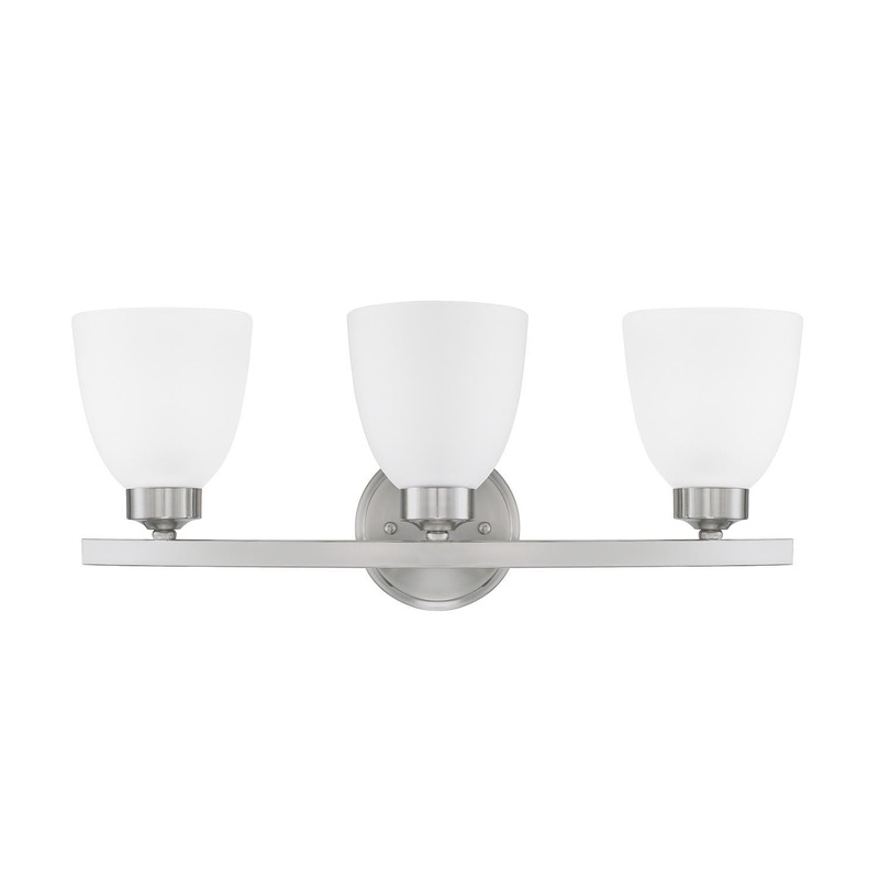 Capital Lighting 114331BN-333 Jameson 3 Light Vanity Brushed Nickel