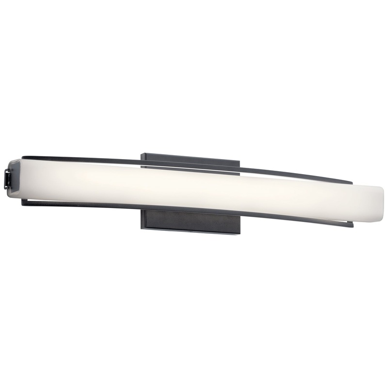 Kichler 84129 LED Linear Bath, Matte Black