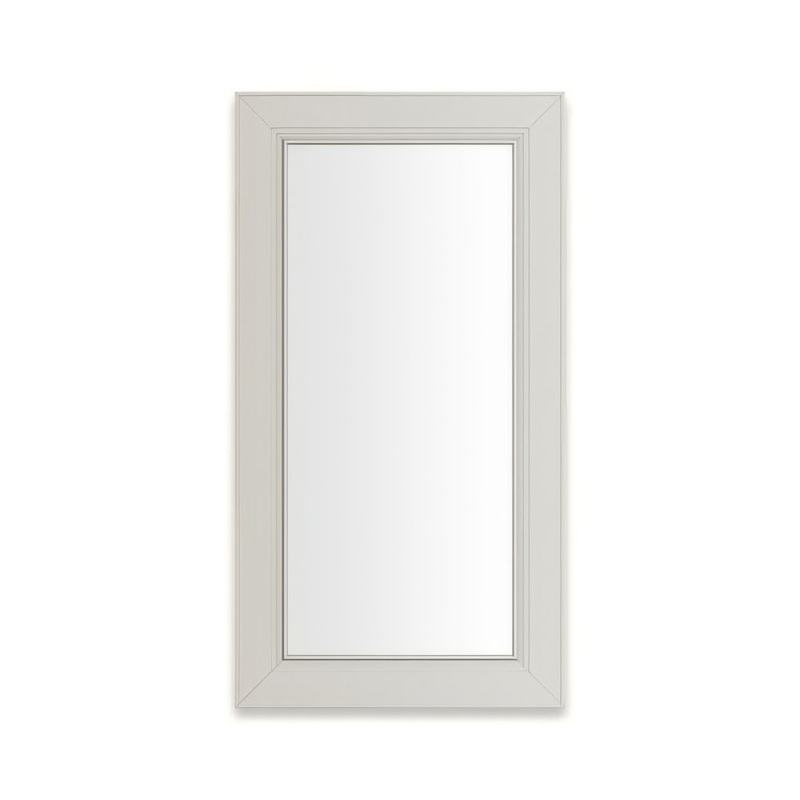 Medicine Cabinet Main Line 16 x 30 Inch 1 Doors Framed Mirror Polished Nickel Flat Top Merion Frame Slow Close Hinges 4 Inch