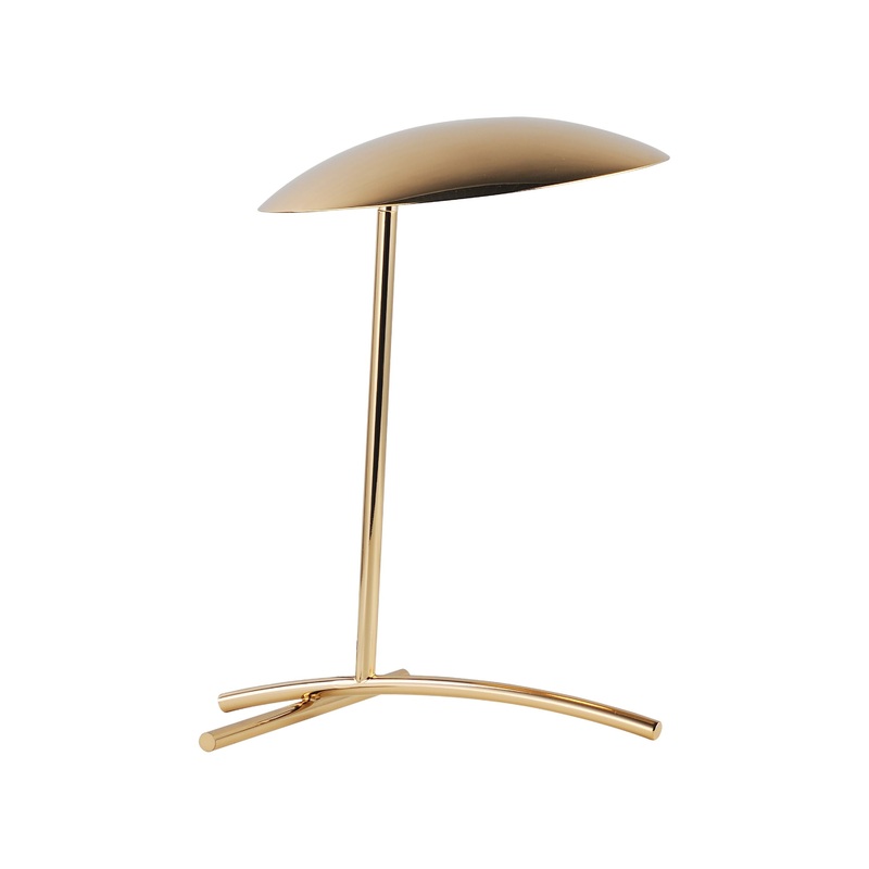 Vesta LED Desk Lamp French Gold