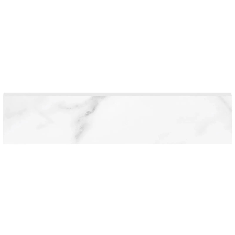 3″ x 12″ Bn La Marca Statuario Polished & Rectified Bullnose Nuovo 3″ x 12″