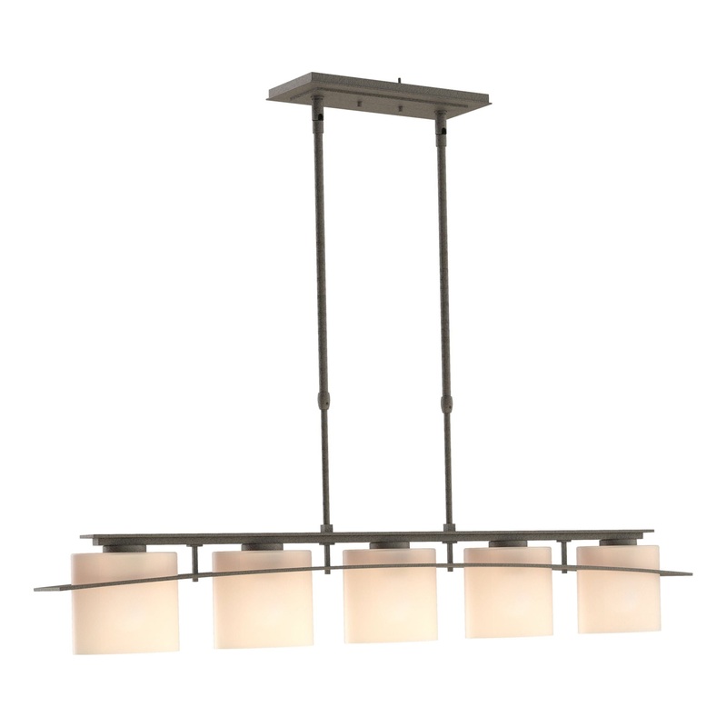 Arc Ellipse 5-Light Pendant Natural Iron