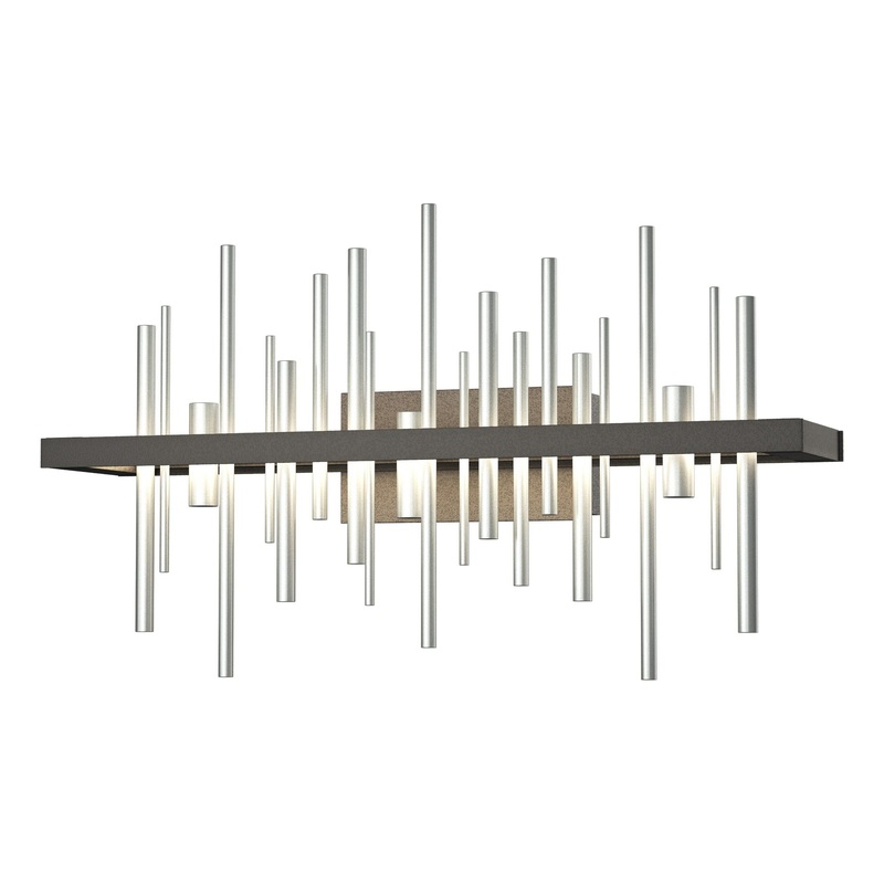 Cityscape LED Sconce Natural Iron Vintage Platinum
