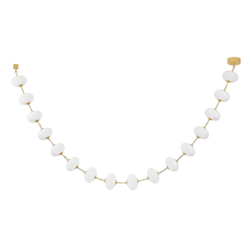 Corbett Lighting 473-11-VPB Nephele LED Chandelier Vintage Polished Brass