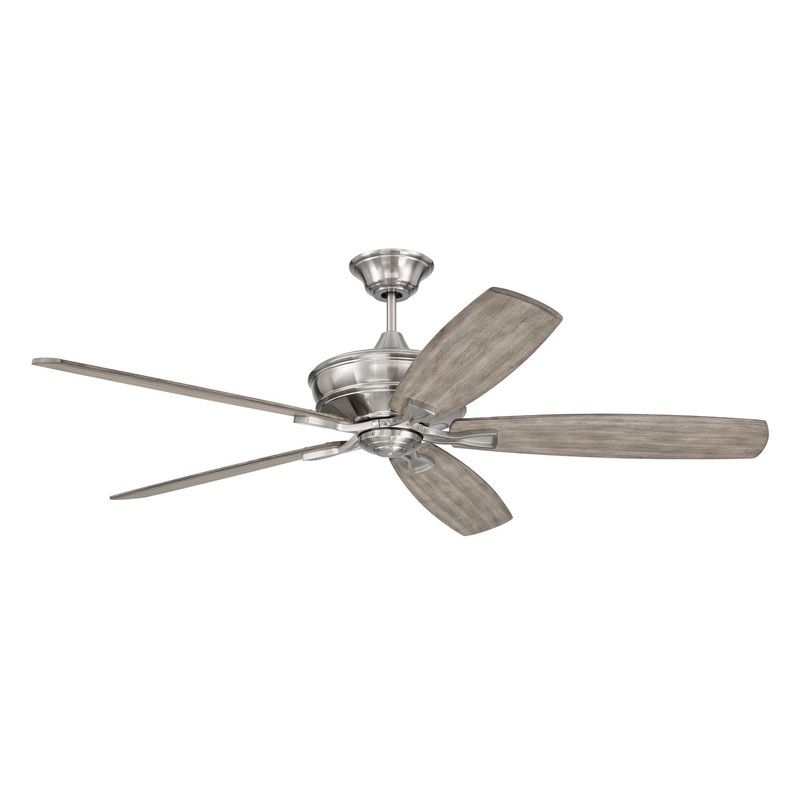 Craftmade SNT60BNK5 Santori 60 60″Ceiling Fan Brushed Polished Nickel