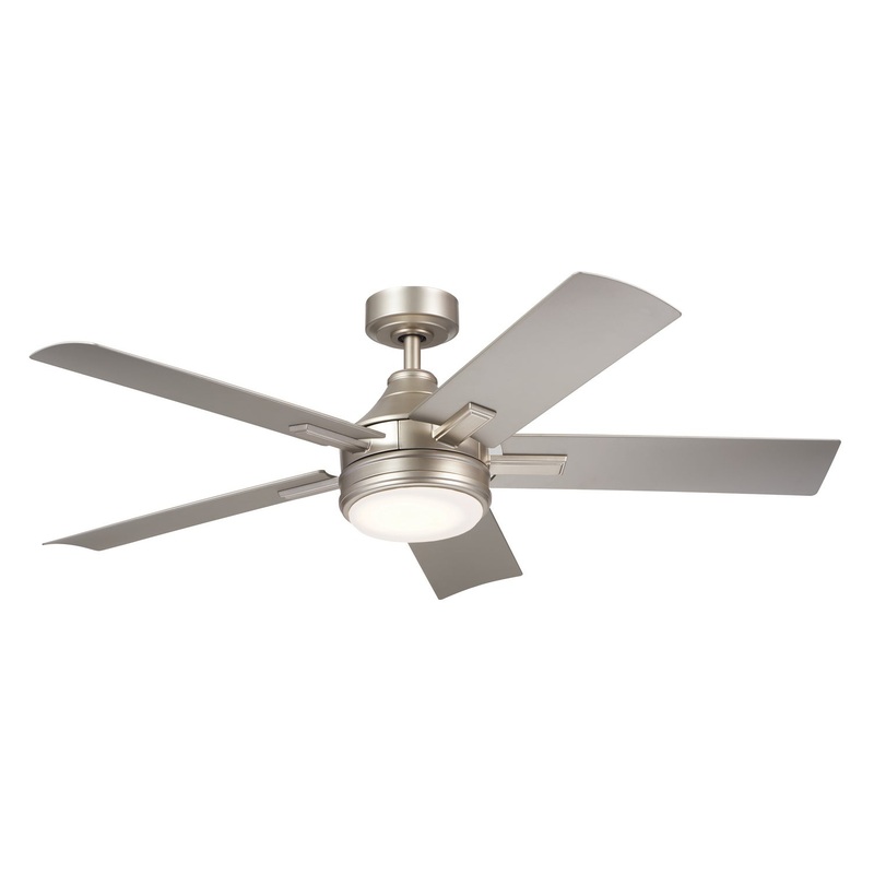 Kichler 310126NI 52″ Ceiling Fan, Brushed Nickel