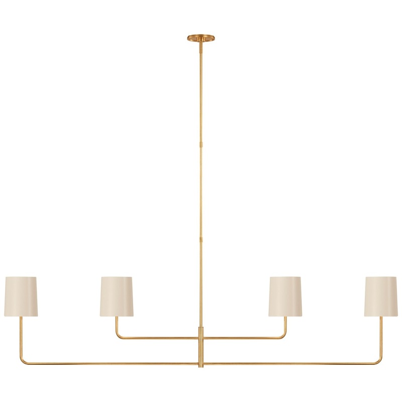 LED Chandelier from the Go Lightly Collection in Gild Finish by Visual Comfort Signature