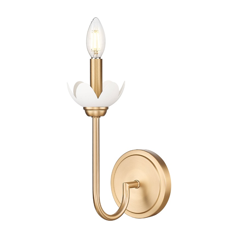 Allistair 1-Light Wall Sconce Modern Gold