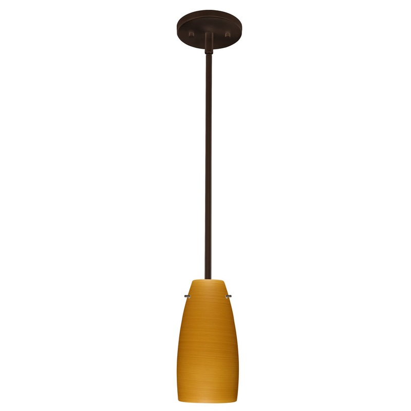 Besa 1TT-1512OK-BR Tao One Light Pendant Bronze