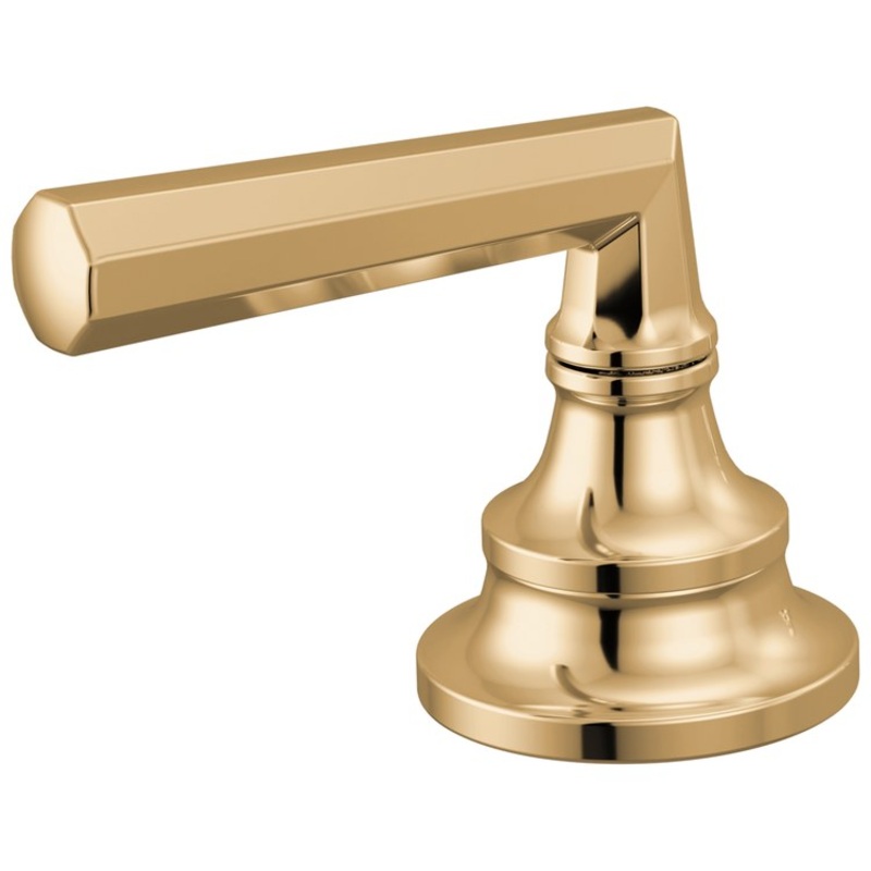Handle Kit Beauclere 2 Lever Brilliance Polished Gold ADA for Widespread Lavatory Faucet