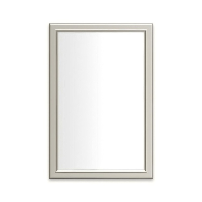Medicine Cabinet Main Line 20 x 30 Inch 1 Doors Framed Mirror Polished Nickel Flat Top Bryn Mawr Frame Slow Close Hinges Sliding Magnification Mirror Magnetic Strip Interior Lighting USB Charging ports Electrical Outlets Phone Holder 4 Inch