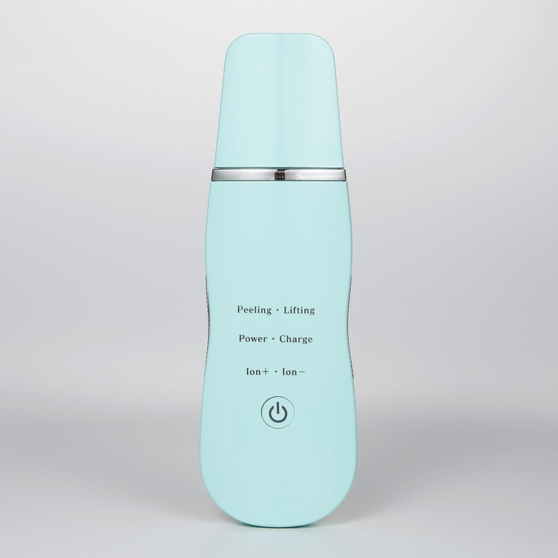 Ultrasonic Skin Scrubber – Deep Cleansing, Peeling, Lifting & Ion Infusion Facial Spatula(green)