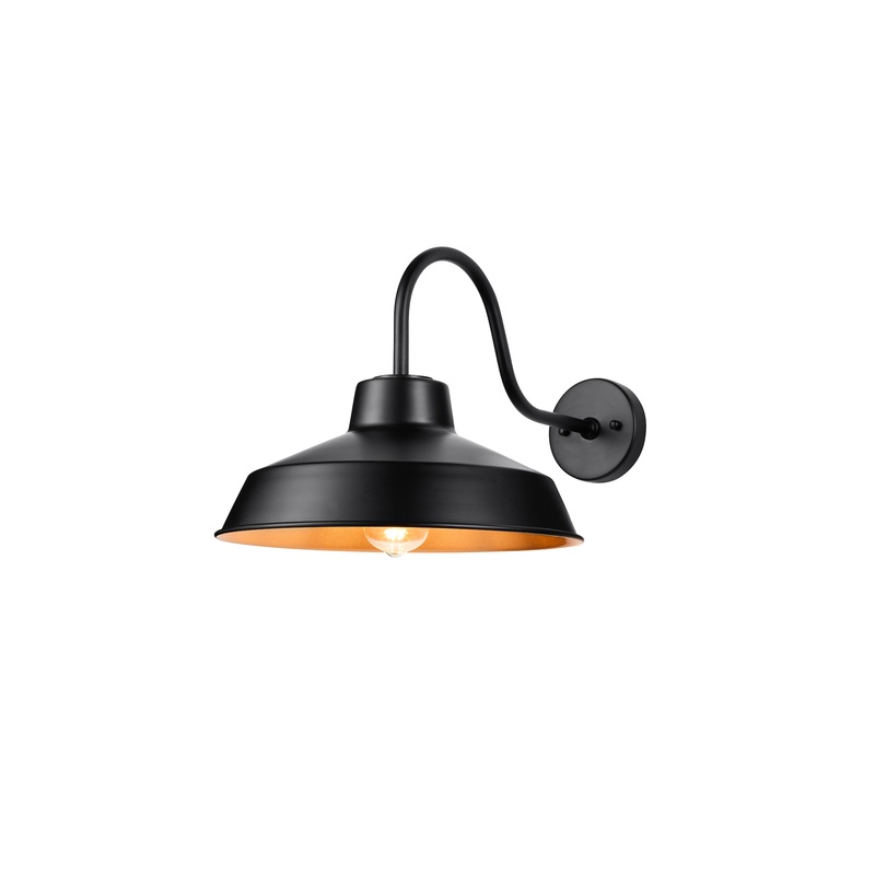 Woodland 14″ Wall Sconce Black
