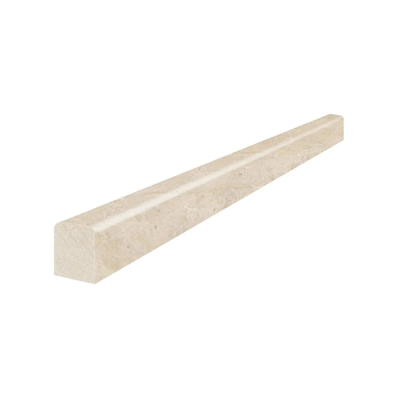 1/2″ x 12″ Impero Reale Polished Marble Deco-Bar – Mini 1/2″ X 12″ x