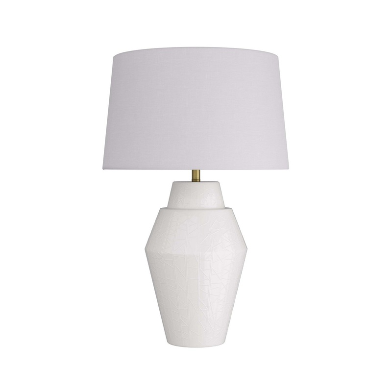 Arteriors PTE04-SH014 Wanda One Light Table Lamp White