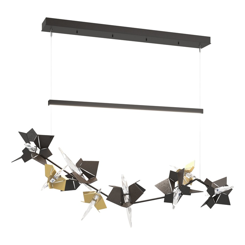 Belladonna LED Pendant Oil Rubbed Bronze Modern Brass