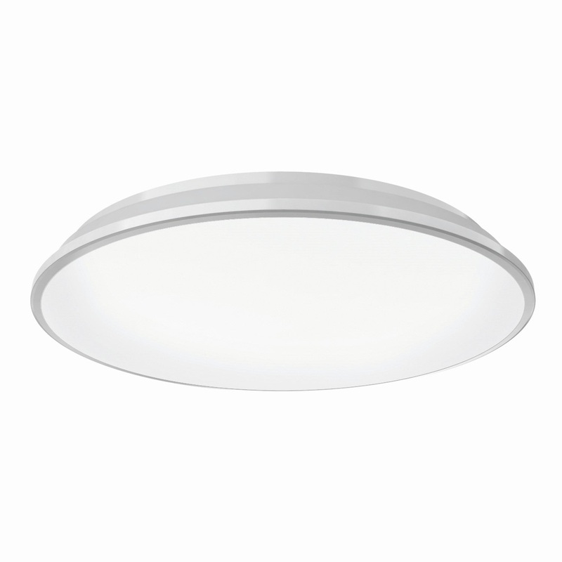 LED Flush Mount from the Brook Collection in White Finish by Kuzco Lighting