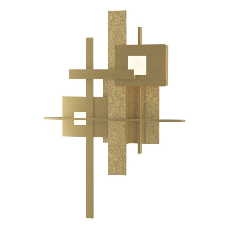 Planar LED Sconce Modern Brass