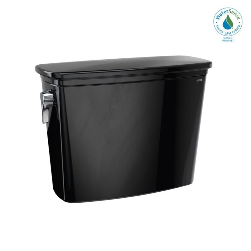 Toilet Tank Drake with Cover Ebony 1.28 Gallons per Flush