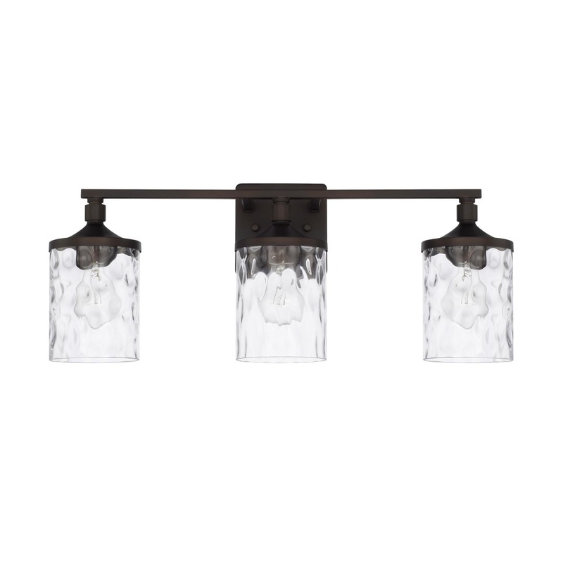 Capital Lighting 128831BZ-451 Colton 3 Light Vanity Bronze