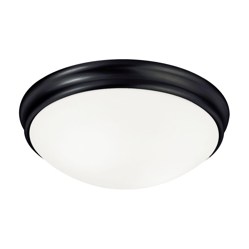 Capital Lighting 2032MB Hansen 2 Light Flush Mount Matte Black