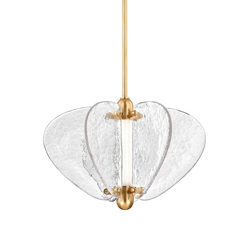 Corbett Lighting 380-20-VB Freya LED Pendant Vintage Brass