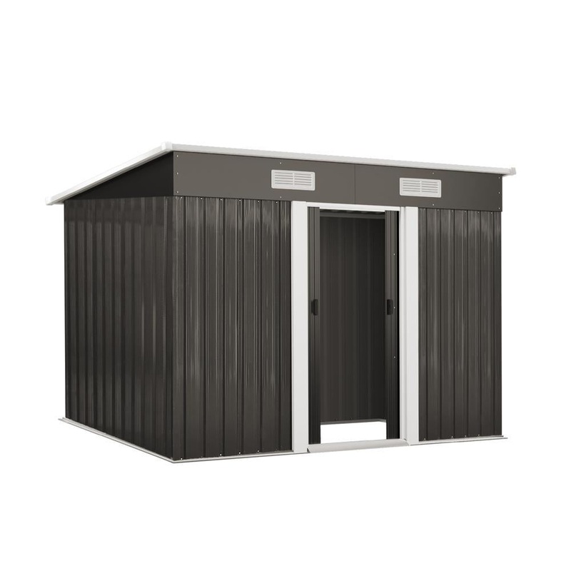 Garden Shed 2.38×1.31M Workshop Cabin Metal House