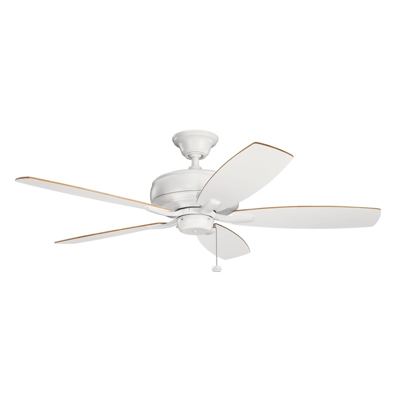 Kichler 330247MWH 52″ Ceiling Fan, Matte White
