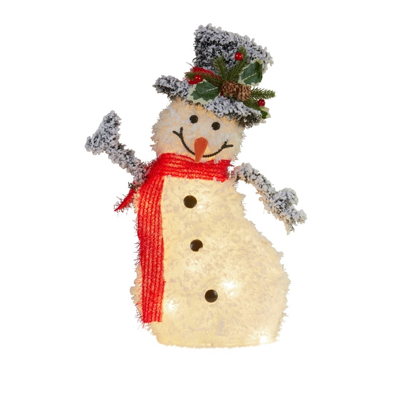 Klika 50cm Christmas Snowman With Lights