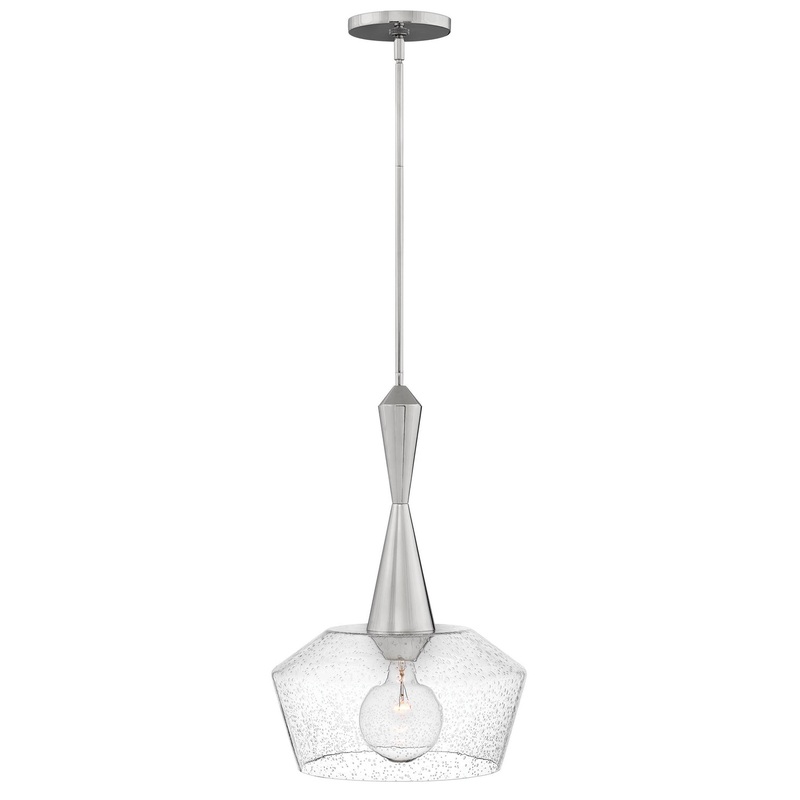 LED Pendant from the Bette Collection in Polished Nickel Finish by Hinkley