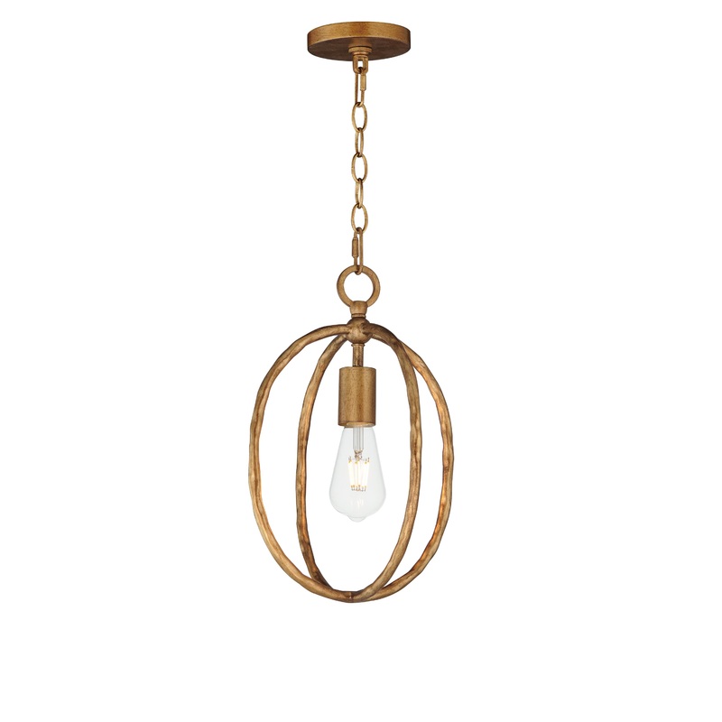 Martel 1-Light Mini Pendant Etruscan Gold