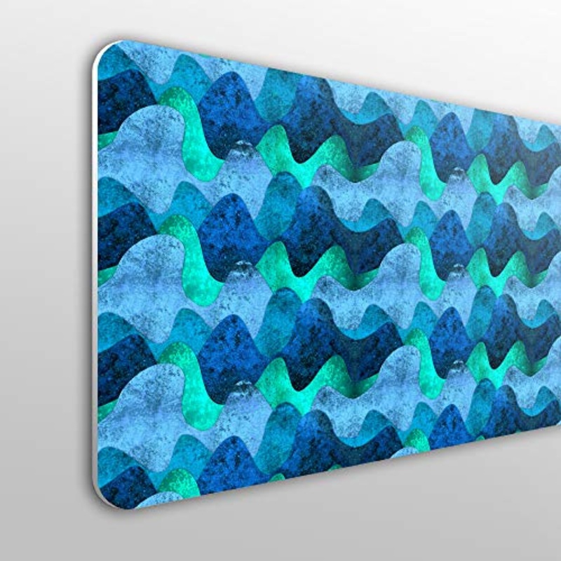 MEGADECOR – Testiera per letto in PVC, 10 mm, decorativa, economica Design con le onde del mare