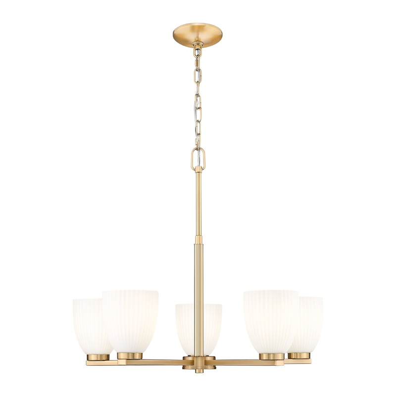 Naya 5-Light Chandelier Modern Gold