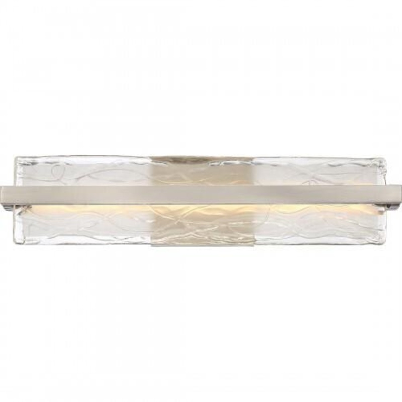 Quoizel PCGL8522BN Glacial Bath fixture led brushed nickel Bath Light