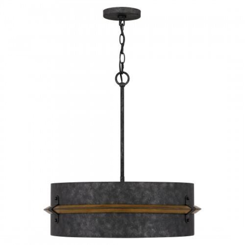 Quoizel QOP5336OK Lariat Pendant 3 lights old black Pendant