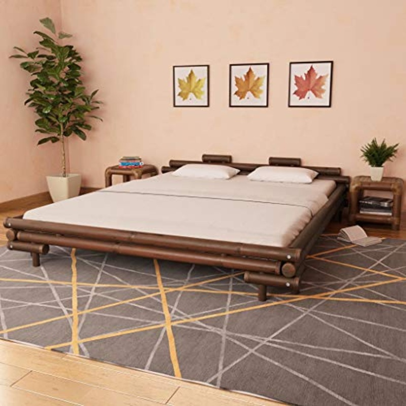 SKM Giroletto Marrone Scuro in Bamb 180×200 cm