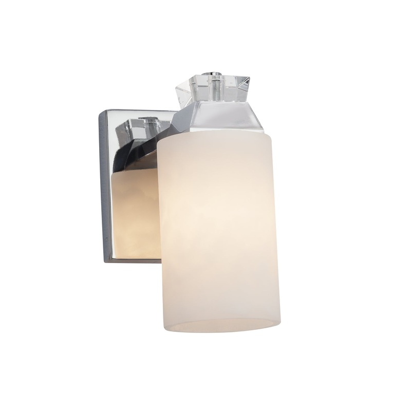 Wall Sconce from the Clouds Collection in Polished Chrome Finish by Justice Designs