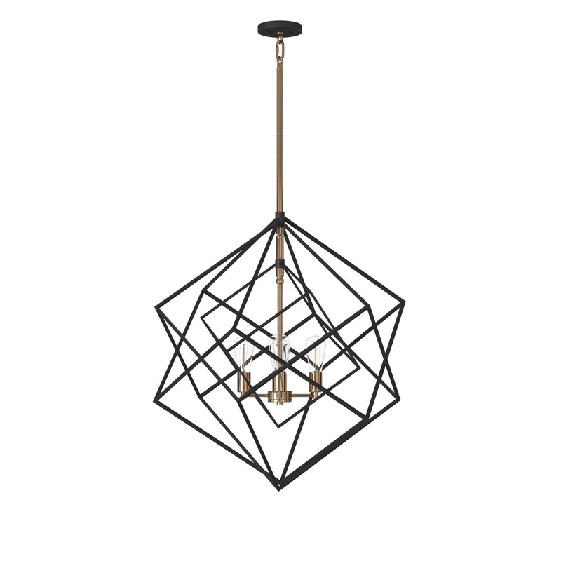 Artistry Pendant – Matte Black & Harvest Brass / 24.00