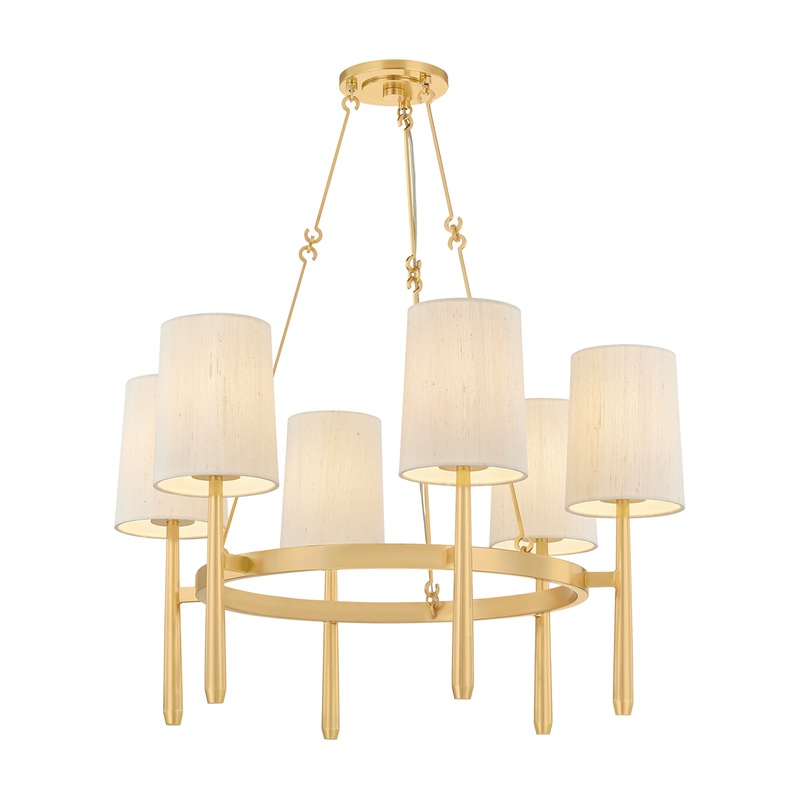 Bridgeton 6-Light Chandelier Aged Brass