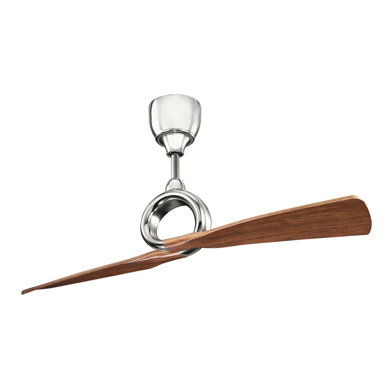 Kichler 300168PN 54″ Ceiling Fan, Polished Nickel