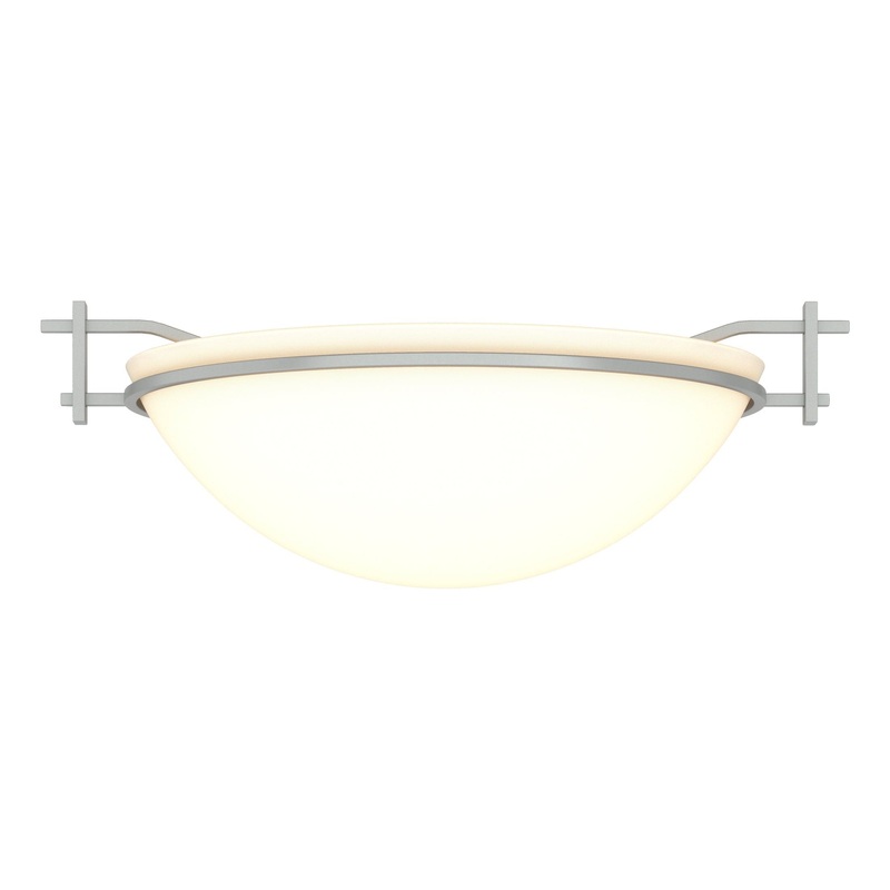 Moonband Semi-Flush Vintage Platinum Opal Glass (GG)