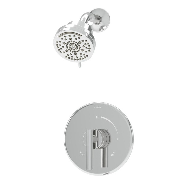 Shower Trim Dia 1 Lever Polished Chrome WaterSense ADA 1.5 Gallons per Minute