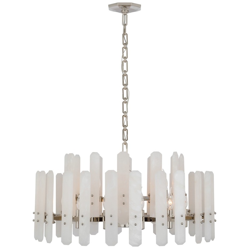 18 Light Chandelier from the Bonnington Collection in Polished Nickel Finish by Visual Comfort Signature