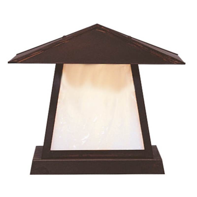 Arroyo CC-12EWO-BZ Carmel One Light Column Mount Bronze